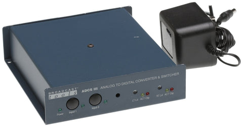 Broadcast Tools ADCS III EAS AES Digital Audio Inserter Analog Digital Converter [Used]