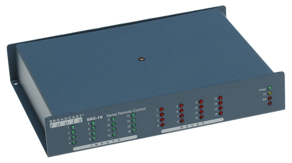 Broadcast Tools SRC-16 Serial Remote Control Relay Contact Closure Output GPI-www.prostudioconnection.com
