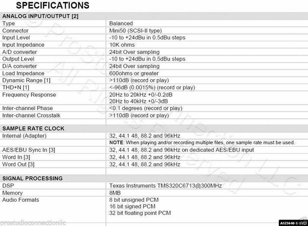 AudioScience ASI5680 Balanced Analog Multichannel Broadcast Sound Card ASI 5680-www.prostudioconnection.com