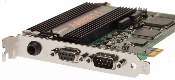 AudioScience ASI5211 Broadcast Mic Preamp Balanced Analog PCIe Card w/XLR Cables-www.prostudioconnection.com