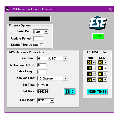 ESE ES-911 NTP GPS Network Time Server TC90 IRIG-B Serial Timecode LED Clock-www.prostudioconnection.com