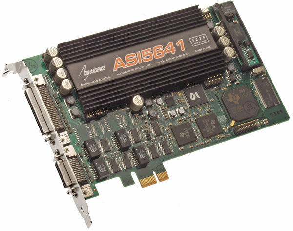 AudioScience ASI5641 AES Digital Audio Multichannel Quad Output Broadcast Card-www.prostudioconnection.com