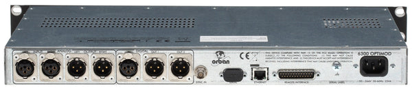 Orban Optimod 6300 DAB AES/EBU 5-Band Web Digital Audio Processor CBS Loudness-www.prostudioconnection.com