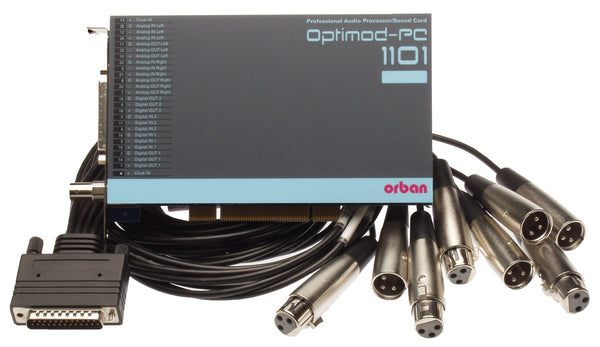 Orban Optimod PC1101 5-Band Digital Audio On-Air Processing Card +Cables PC-1101 [Used]-www.prostudioconnection.com