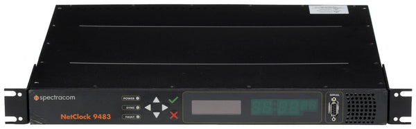 Spectracom 9483 NENA NetClock OCXO GPS GLONASS Galileo NTP Network Time Server-www.prostudioconnection.com