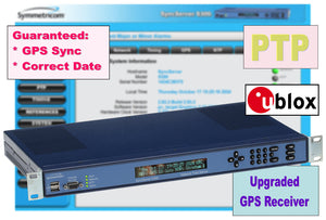 Symmetricom SyncServer PTP S300 UPGRADED GPS IEEE-1588 NTP Network Time Server-www.prostudioconnection.com