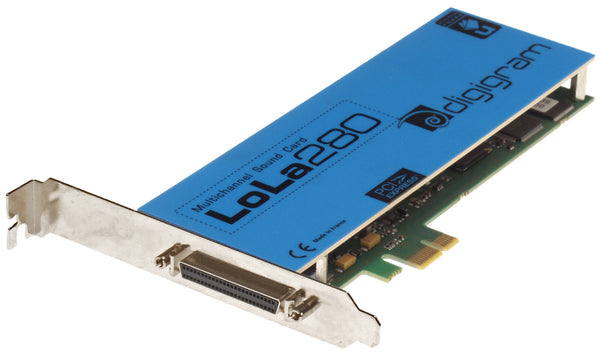 Digigram LoLa280 Logging Skimmer 8 Channel HD Audio Recording PCIe x1 Card-www.prostudioconnection.com