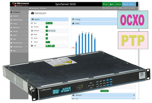 Microsemi S650 OCXO Syncserver GPS PTP NTP Network Time Server 10MHz Low Noise-www.prostudioconnection.com