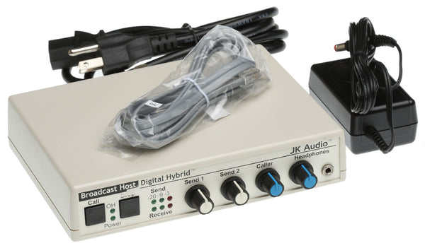 JK Audio Broadcast Host Digital Hybrid Audio Console Phone Line Interface IFB-www.prostudioconnection.com