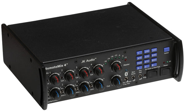 JK Audio RemoteMix 4 Portable Sports Field Mixer Broadcast Bluetooth Hybrid IFB-www.prostudioconnection.com