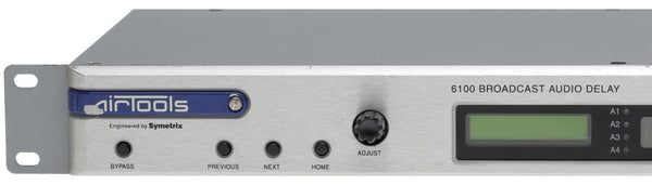 Symetrix Airtools 6100 AES Digital Audio Broadcast 20 Sec Profanity Delay DUMP-www.prostudioconnection.com