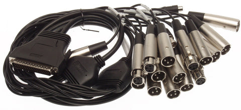 NEW Digigram SC163100101 VX882HR XLR Breakout Interface Cable Analog AES Digital-www.prostudioconnection.com