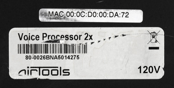 Airtools Symetrix 2X Dual Digital Voice Speech Processor Preamplifier Voiceover-www.prostudioconnection.com