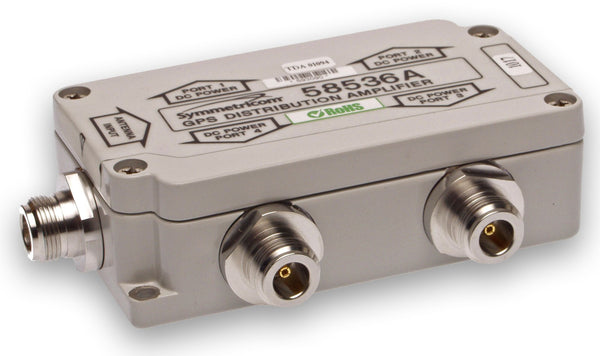 Symmetricom 58536A GPS 1x4 4-Way Active Antenna Signal Splitter Divider N Female-www.prostudioconnection.com