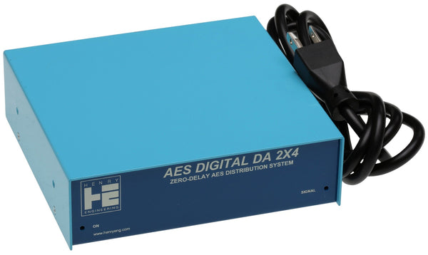 Henry Engineering 2x4 S/PDIF AES XLR Digital Audio Distribution Amplifier 6700-www.prostudioconnection.com