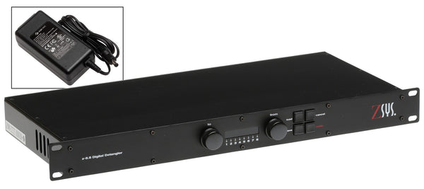 Z-Sys Z-8.8 1U AES Digital Detangler XLR BNC Coax TOSlink Audio Patchbay Router-www.prostudioconnection.com