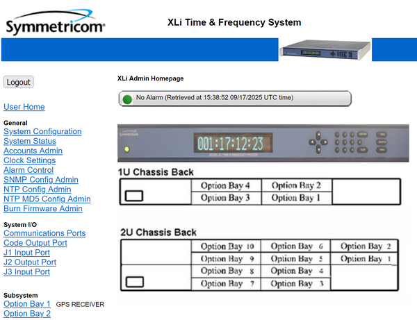 Symmetricom XLi OCXO UPGRADED GPS 10MHz LPN Oscillator NTP Time Server LOADED!!-www.prostudioconnection.com
