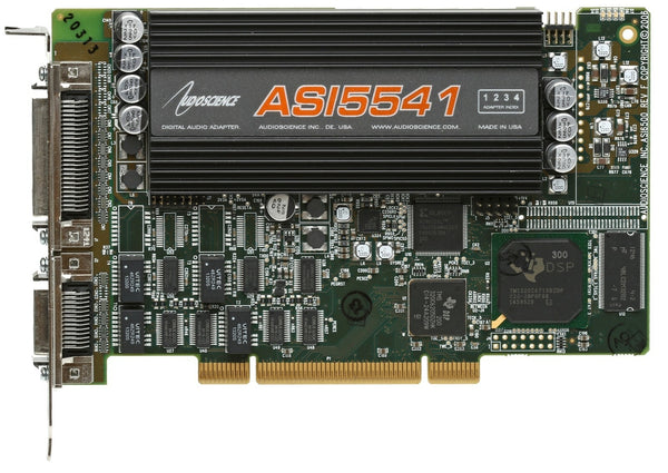 AudioScience ASI5541 Broadcast Multichannel Quad AES/EBU Digital PCI Sound Card-www.prostudioconnection.com
