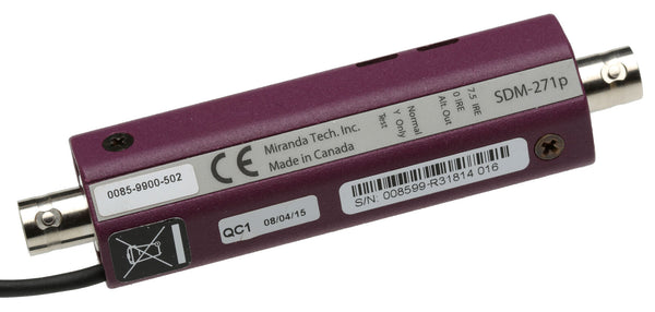 Miranda picoLink SDM-271p SDI to NTSC/PAL 525/625 Line Converter w/Color Bar Gen [Used]-www.prostudioconnection.com