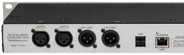 Telos Z/IP ONE Remote Studio Codec Audio Over IP Internet Transmission Endpoint-www.prostudioconnection.com
