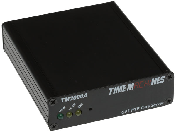 TimeMachines TM2000A GPS OCXO Disciplined PTP NTP Network Time Server w/ Antenna-www.prostudioconnection.com