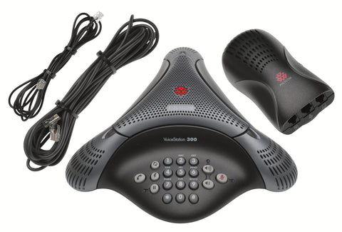 Polycom VoiceStation 300 Audio Conference Full Duplex Loudspeaker Speaker Phone [Refurbished]-www.prostudioconnection.com