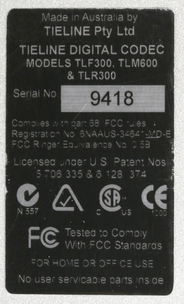 Tieline TLR300B2 Commander G3 IP POTS/PSTN Broadcast Audio Codec Rackmount AoIP-www.prostudioconnection.com