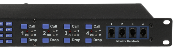 JK Audio Innkeeper 4 Line Broadcast Digital Hybrid Phone Audio Console Interface-www.prostudioconnection.com