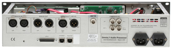Telos Alliance Omnia 7 FM HD Radio Broadcast Audio Processor w/ Streaming & RDS-www.prostudioconnection.com