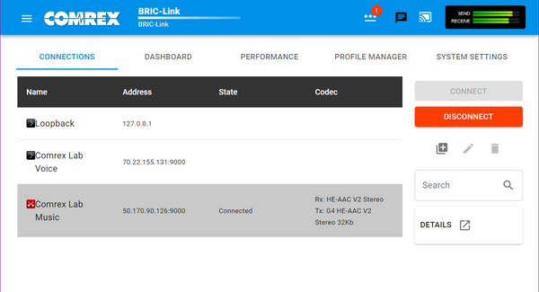 Comrex BRIC-Link Classic Broadcast Audio Over IP Digital Opus AAC Codec SIP-www.prostudioconnection.com