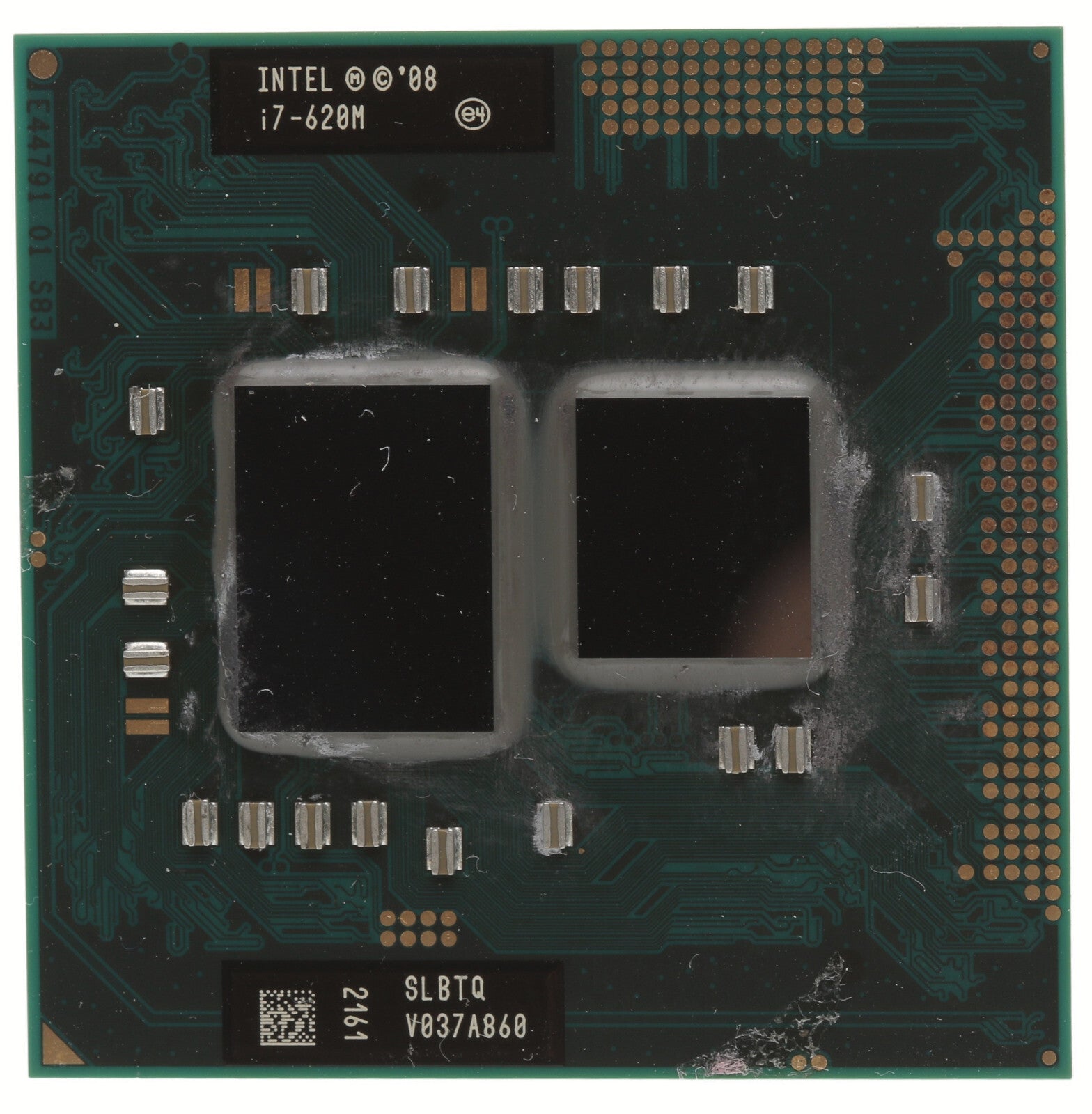 Intel Core i7-620M SLBTQ 2.667GHz Dual Core Socket G1 CPU Processor [Used]-www.prostudioconnection.com